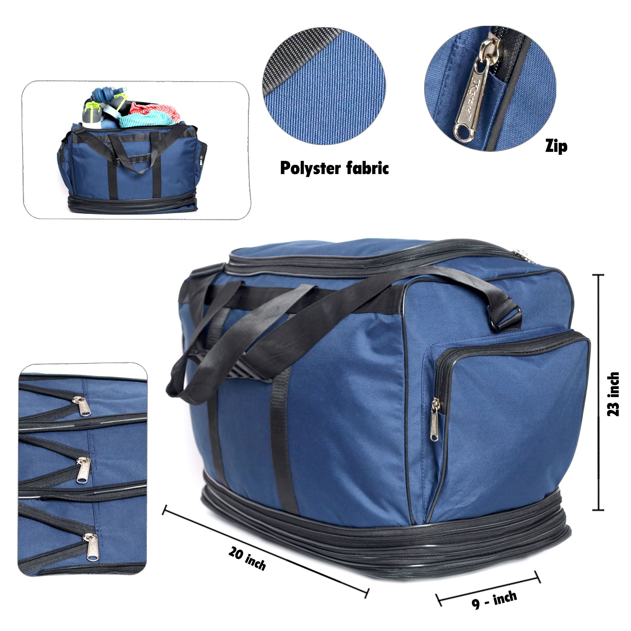 KrishBags Trekking Gear Bag that folds flat, photo 6