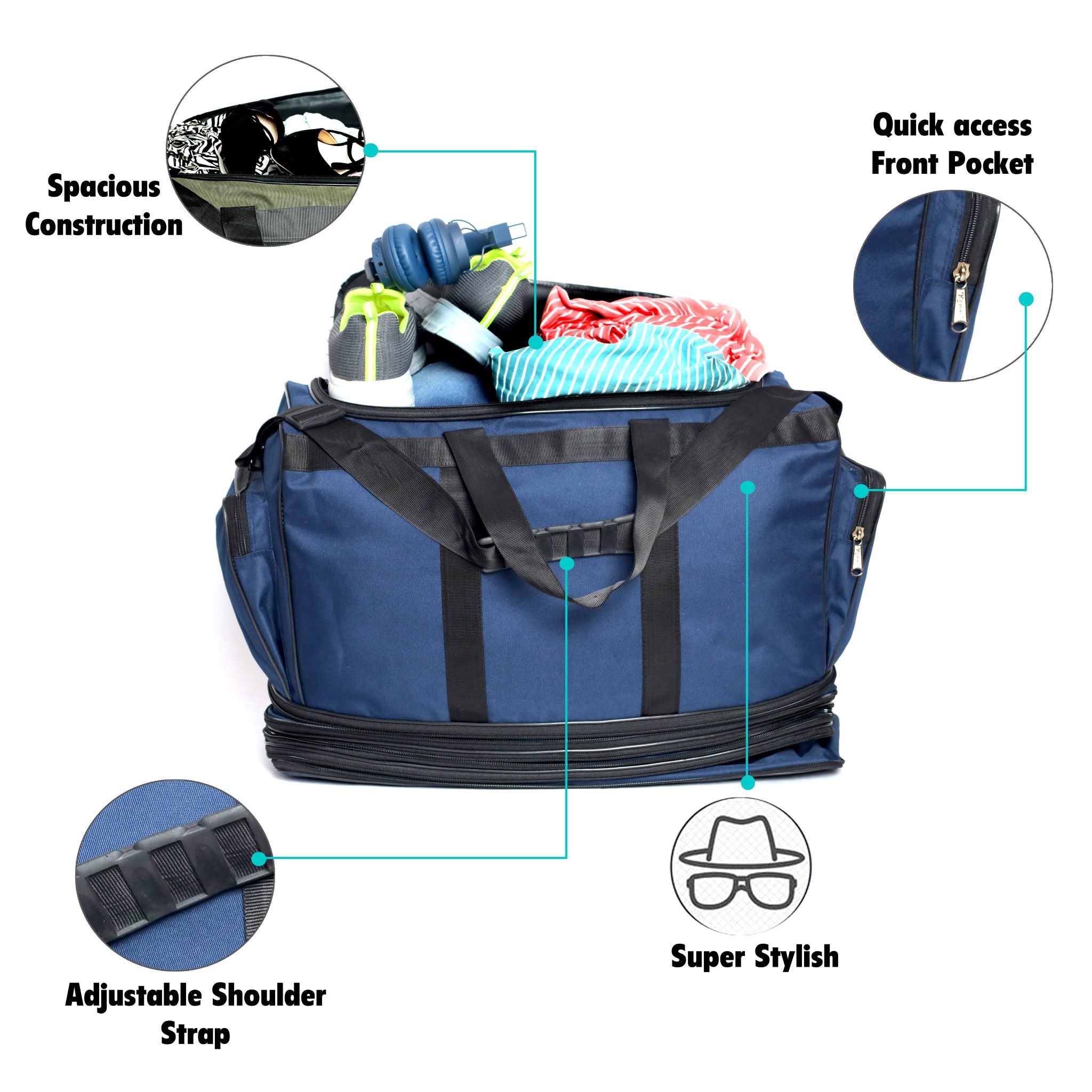 KrishBags Trekking Gear Bag that folds flat, photo 5