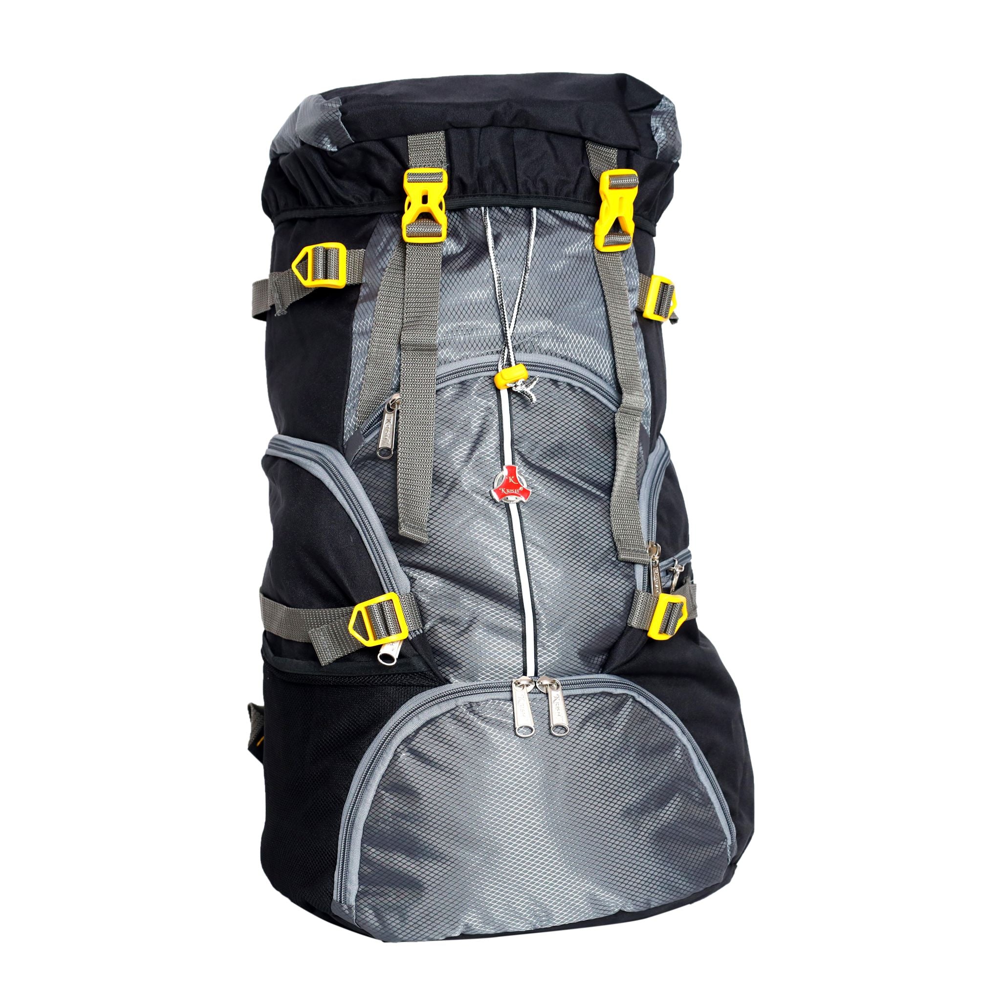 KrishBags Trekking Rucksack with a cap top lid and a separate bottom shoe compartment