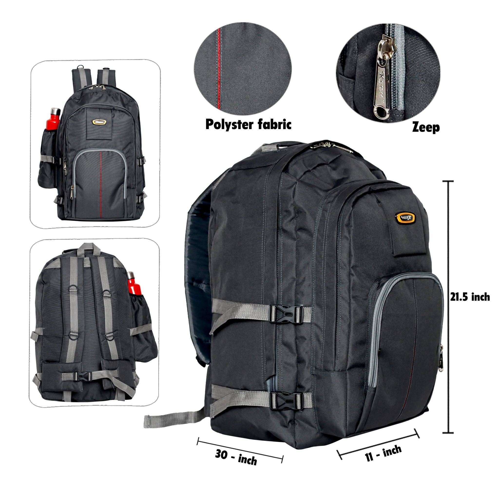 KrishBags Rucksack with padded hip belt, photo 5