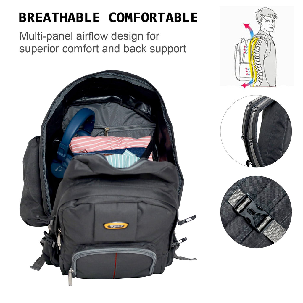 KrishBags Rucksack with padded hip belt, photo 7