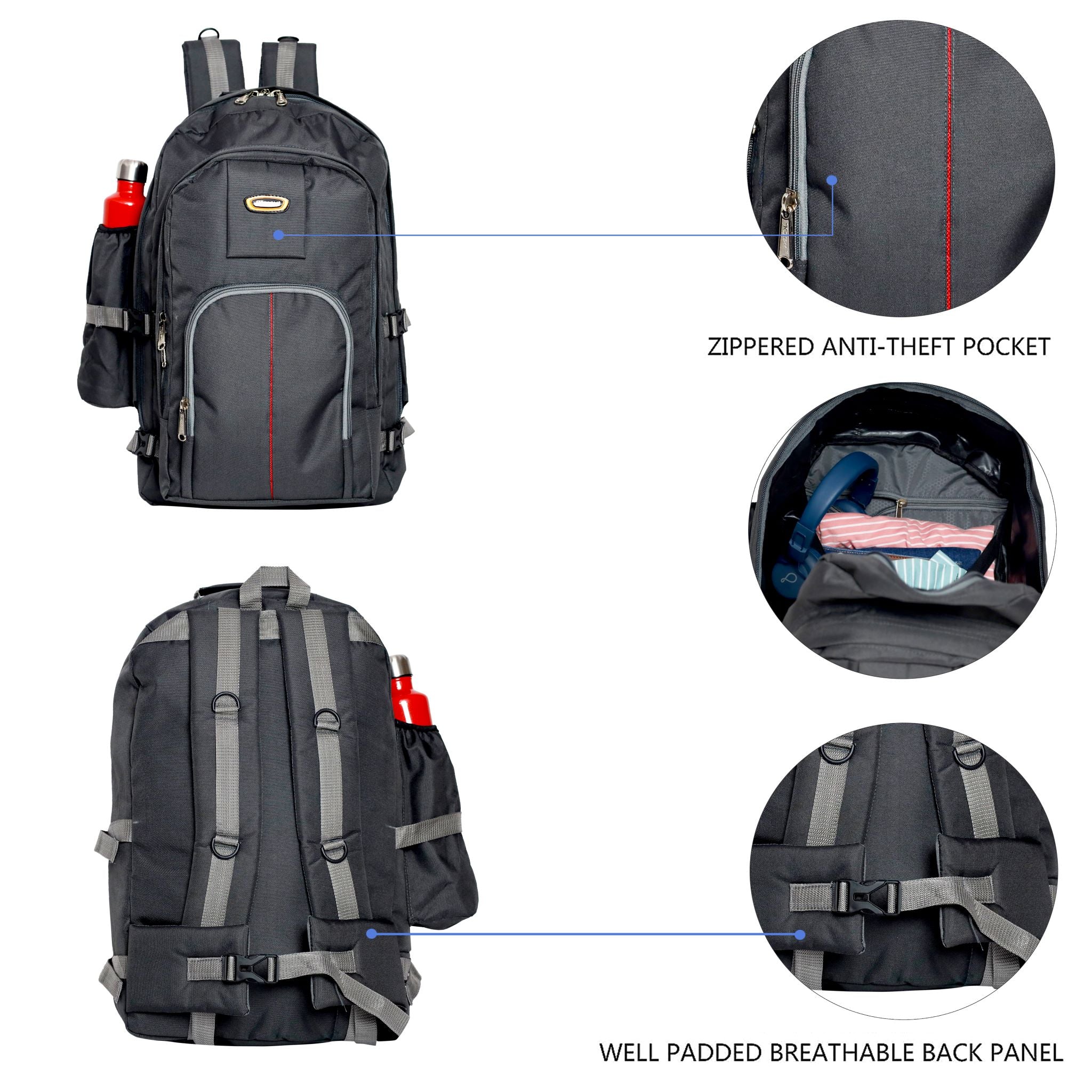 KrishBags Rucksack with padded hip belt, photo 8