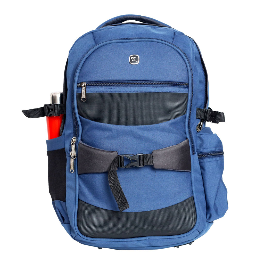 KrishBags Travel Rucksack with a chest strap and padded hip belt
