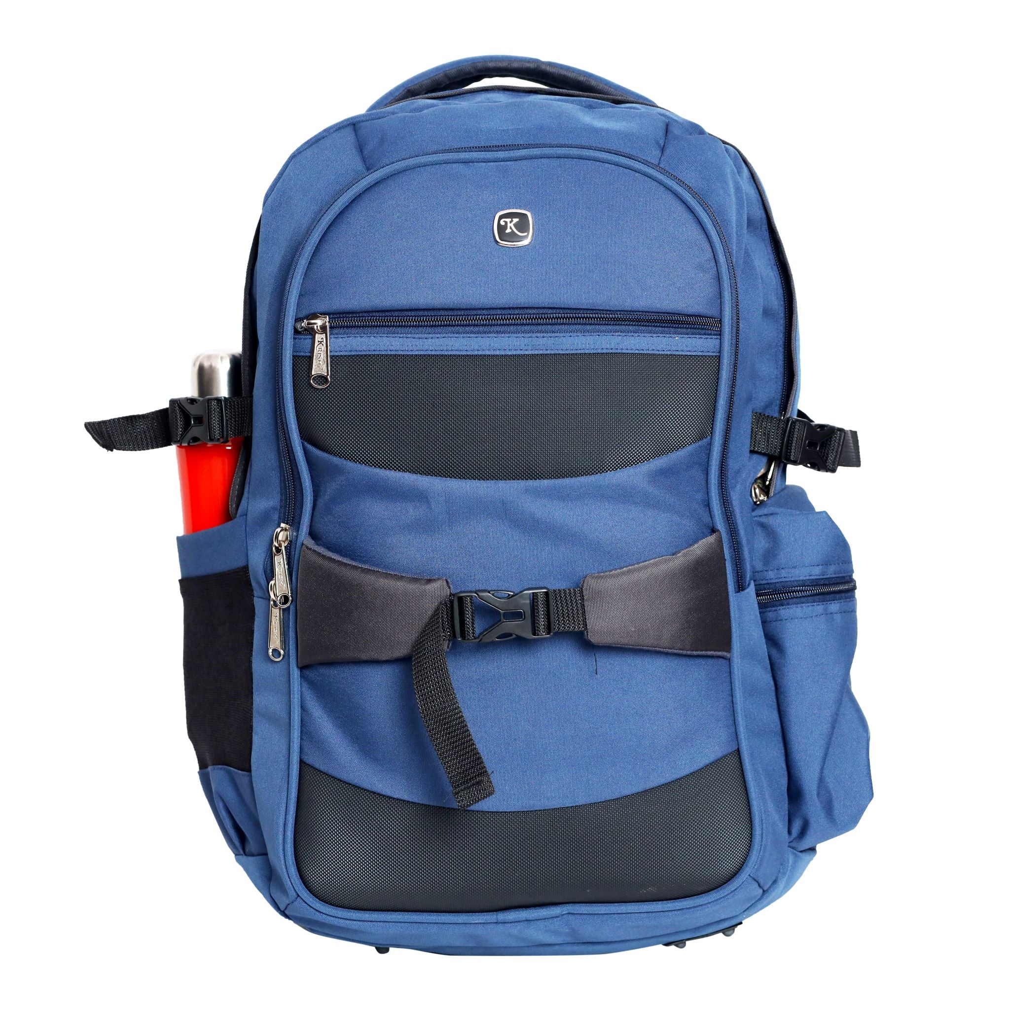 KrishBags Travel Rucksack with a chest strap and padded hip belt
