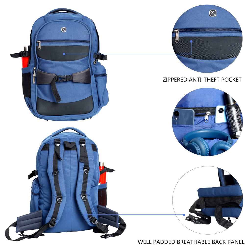 KrishBags Travel Rucksack with chest and hip belt, photo 8