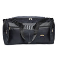 KrishBags Travel Duffle with a wide zip opening and padded carry handles