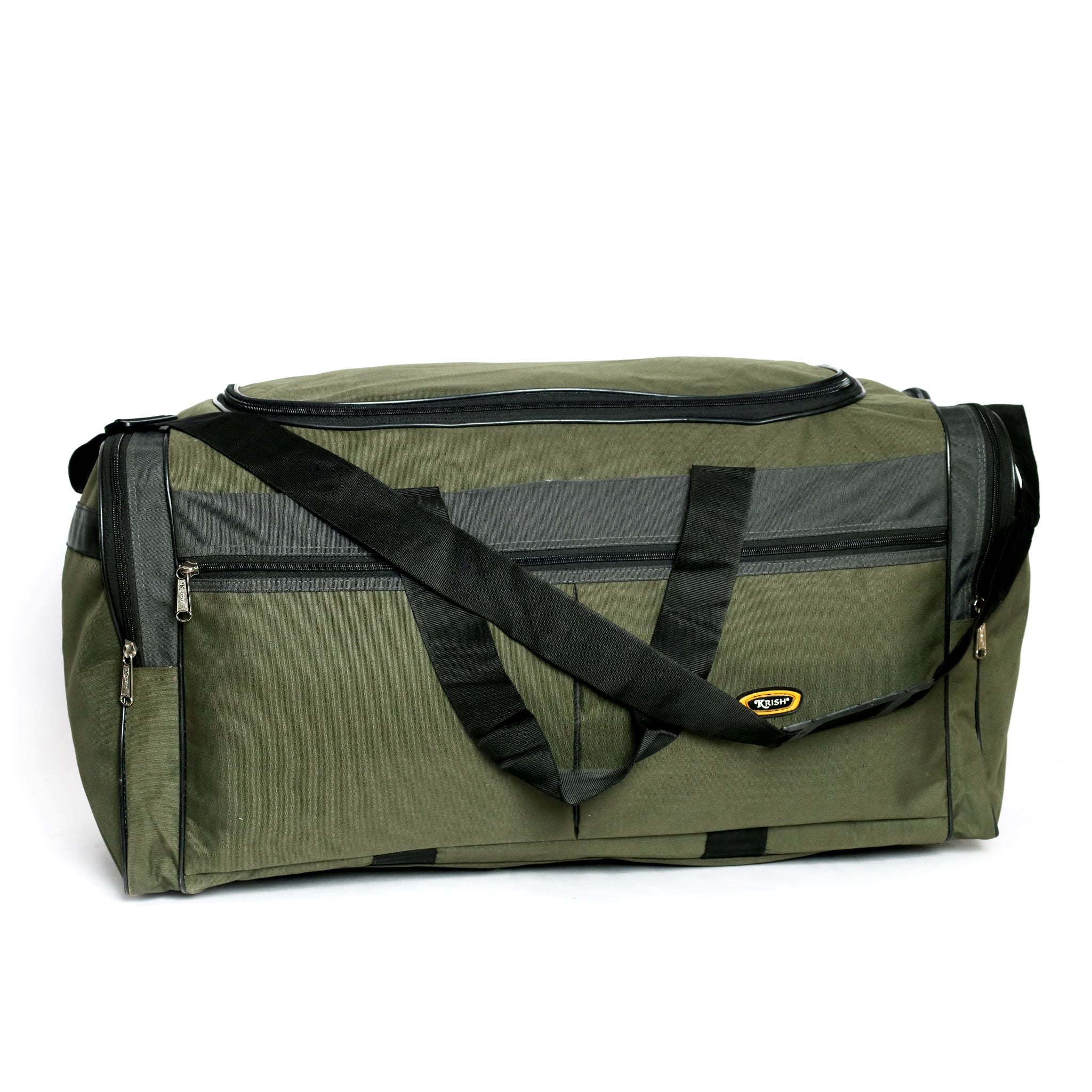 KrishBags Travel Duffle with wide zip opening, photo 6