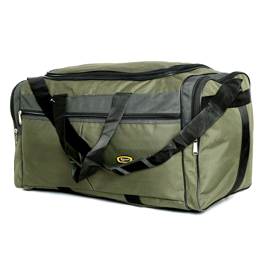 KrishBags Travel Duffle with wide zip opening, photo 5