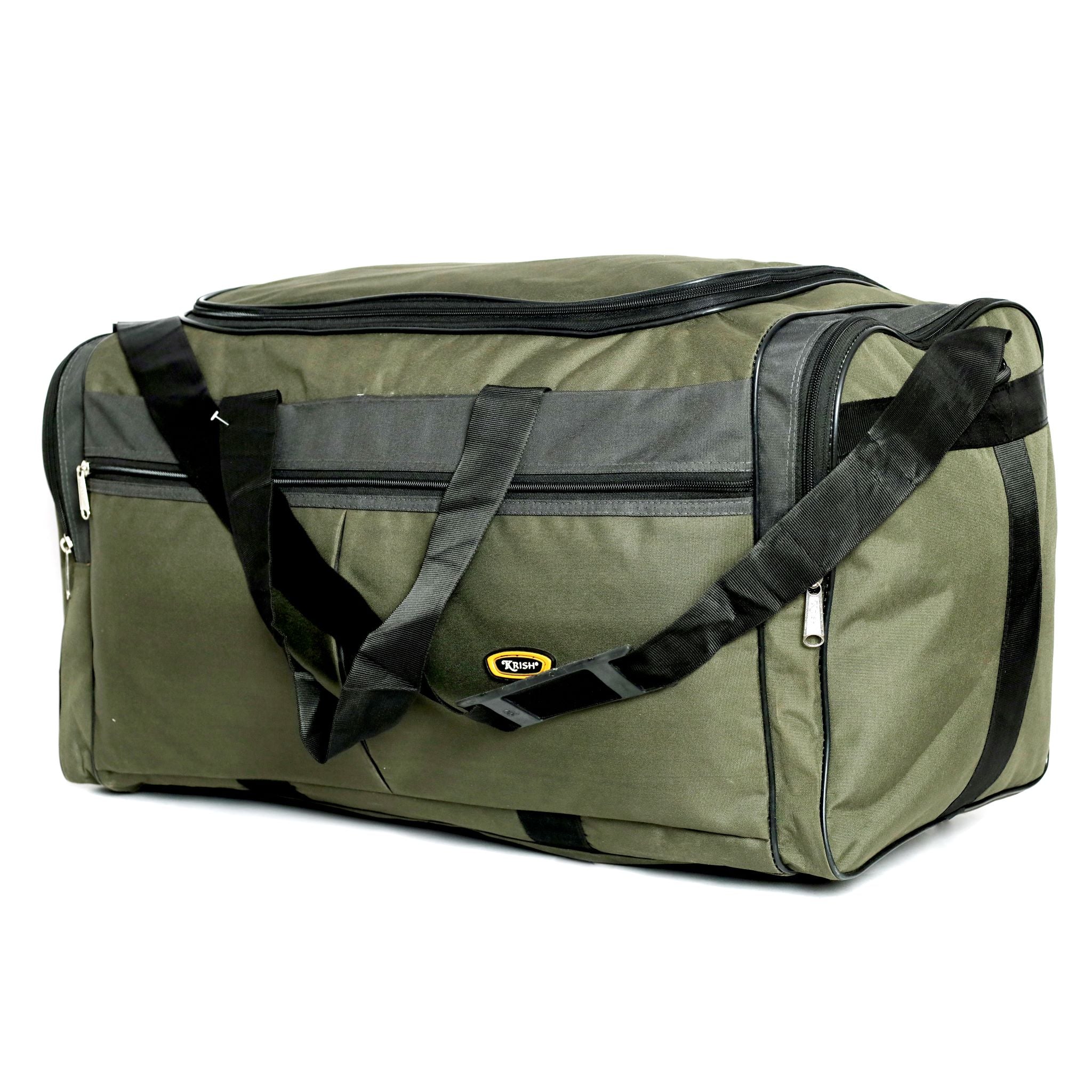 KrishBags Travel Duffle with wide zip opening, photo 5