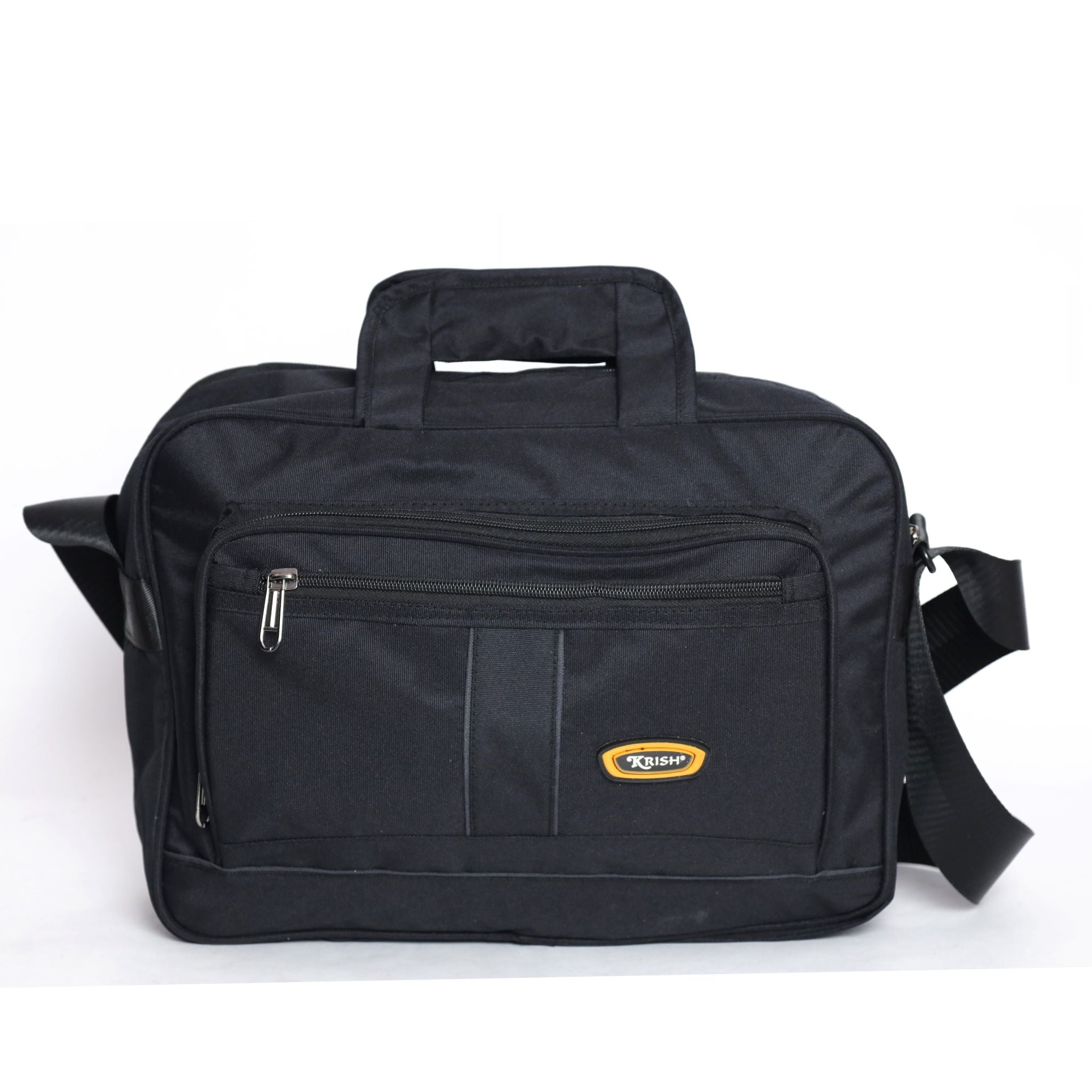 KrishBags Office Bag with a padded laptop compartment and front organiser panel