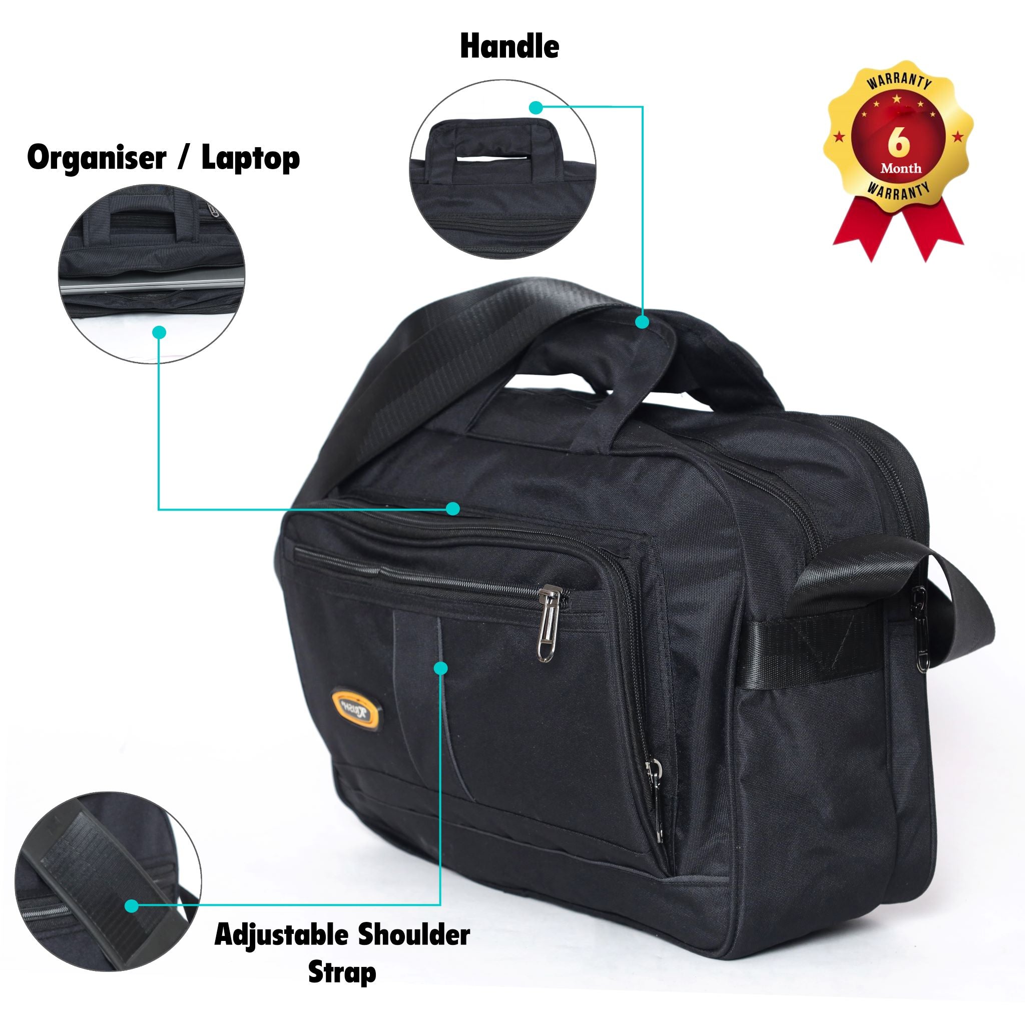 KrishBags Office Bag with padded laptop compartment, photo 5