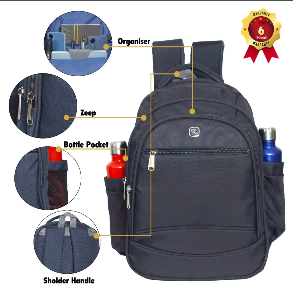 Back Pack designed for students , office & travel