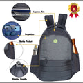 KrishBags Laptop Backpack with dual bottle pockets, photo 7