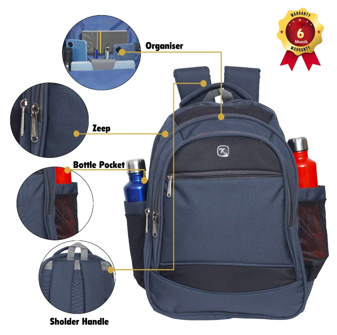 Back Pack designed for students , office & travel