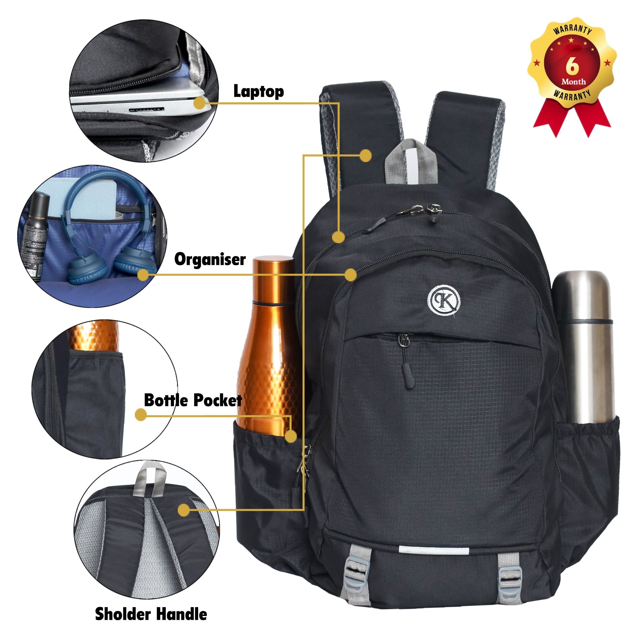 KrishBags Compact Backpack, photo 5