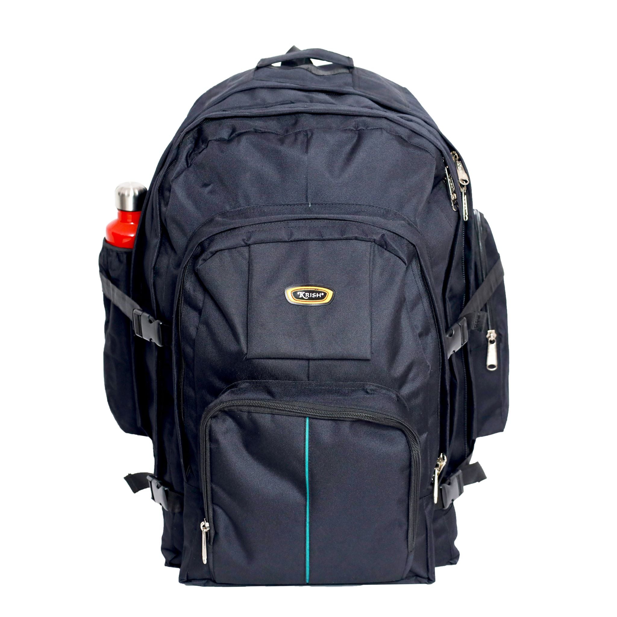 KrishBags Trekking Rucksack with side compression straps and a padded back panel