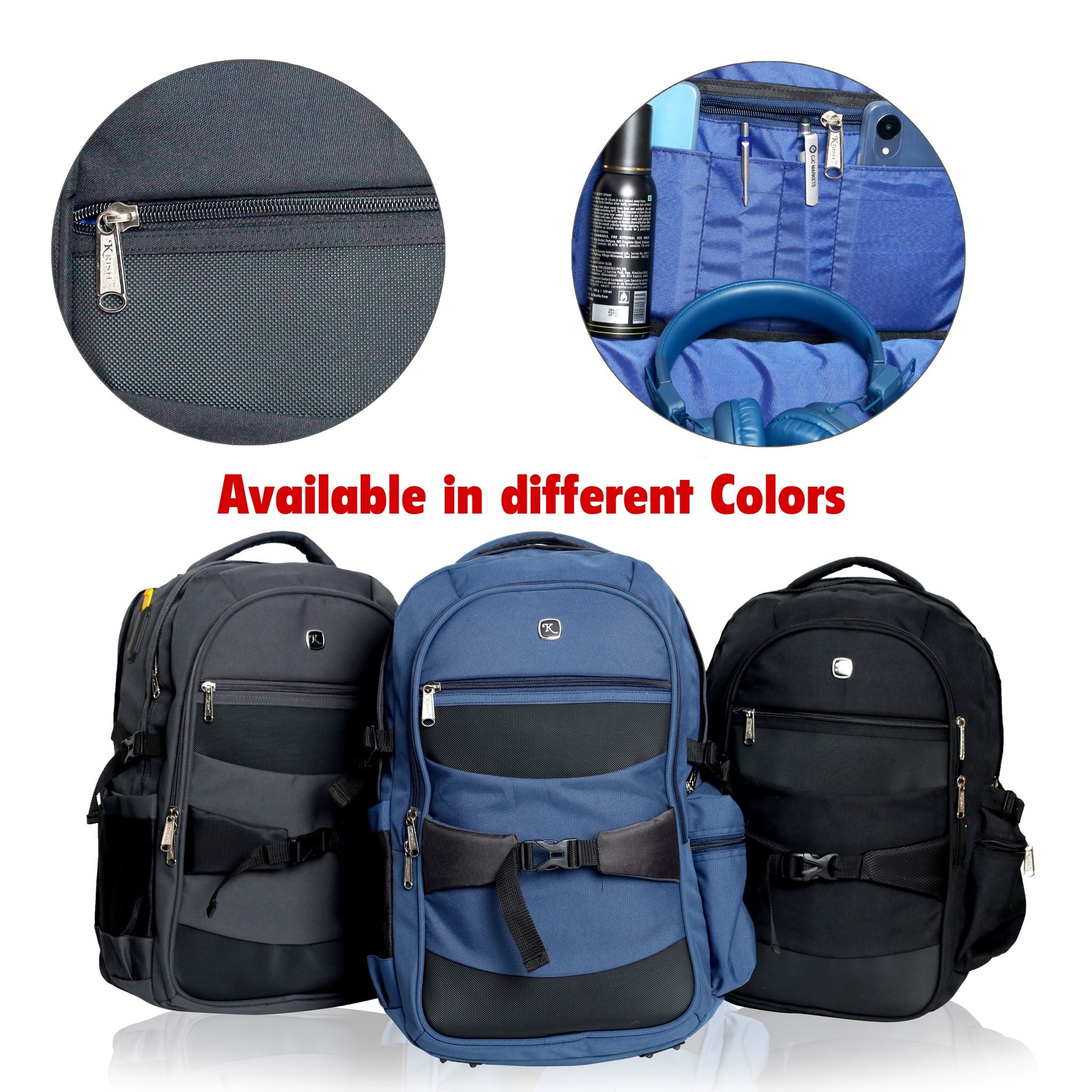 KrishBags Travel Rucksack with chest and hip belt, photo 9
